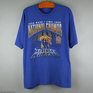 1996 Kentucky Wildcats T-Shirt Royal Blue